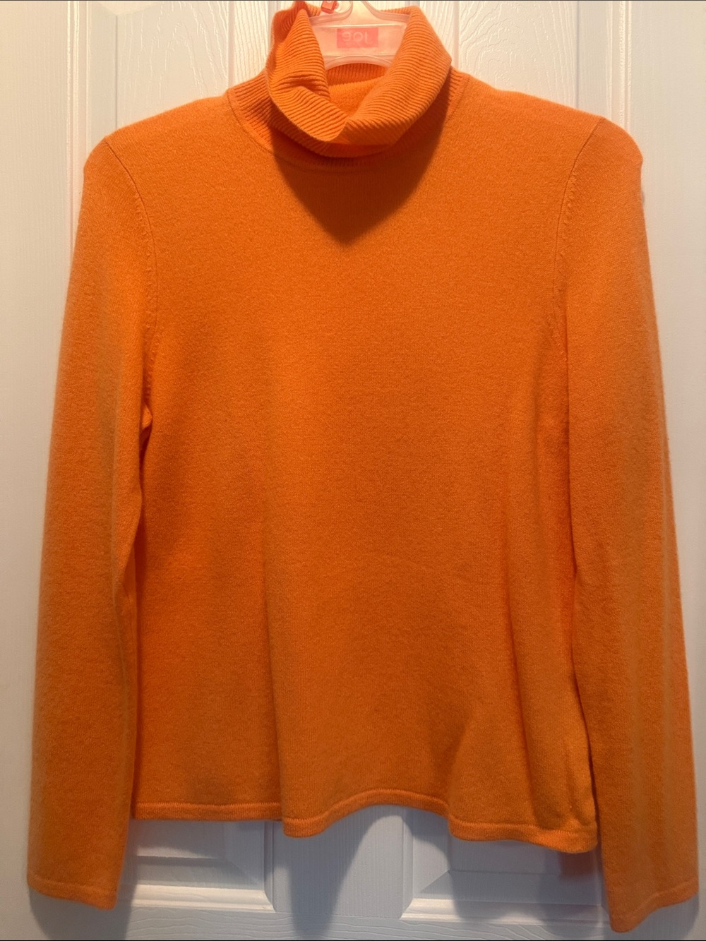 Lord & Taylor Orange Turtleneck Sweater